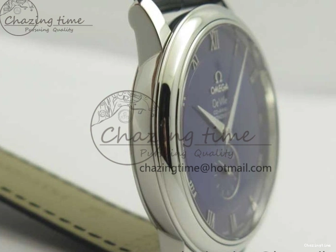 0323 Youthful De Ville Prestige Small Second TWF 1:1 Best Edition Blue Dial on Black Leather Strap MIYOTA 8035